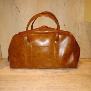 Vintage Airway Industries Inc Vegan Leather Travel Bag